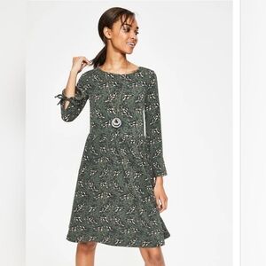 Boden Green Patterned Dress